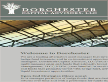 Tablet Screenshot of dorchestercapital.com